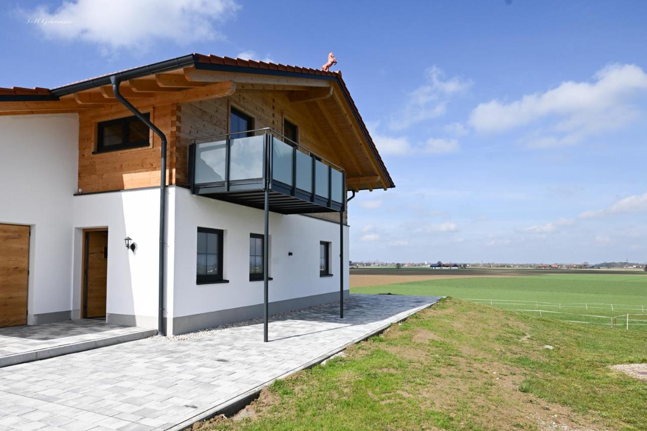 Holzwies Chalets Unterneukirchen Buitenkant foto
